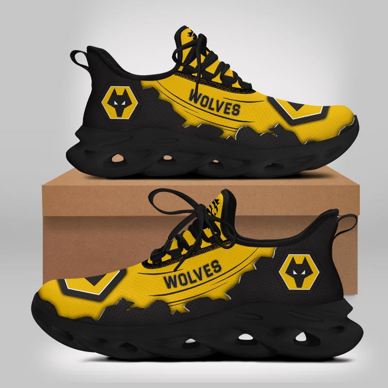 Ideafootwear Wolverhampton Wanderers F.C Max Soul Shoes Sneakers For Men And Women 1