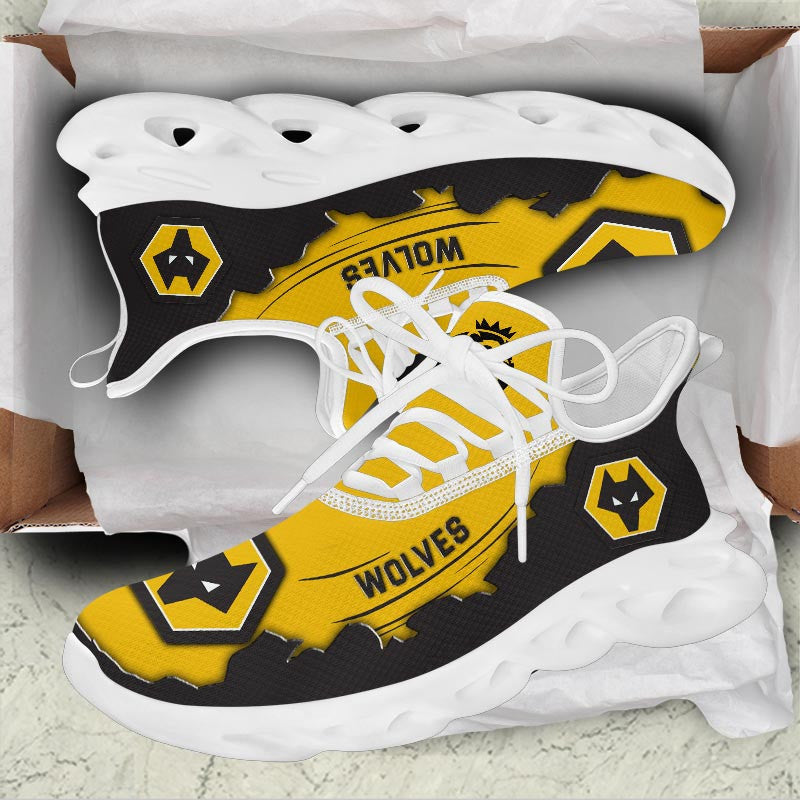 Ideafootwear Wolverhampton Wanderers F.C Max Soul Shoes Sneakers For Men And Women 1