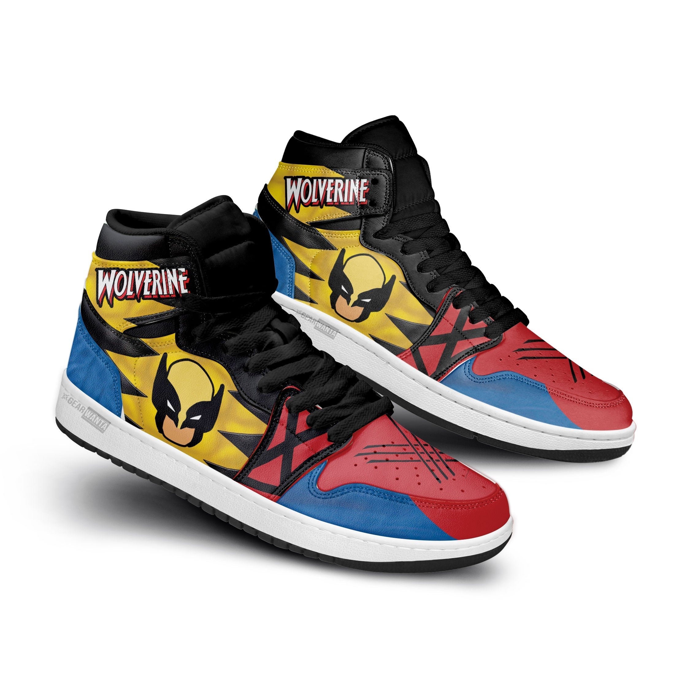 Ideafootwear Wolverine AJ1 High Sneakers Shoes For Men And Women 1