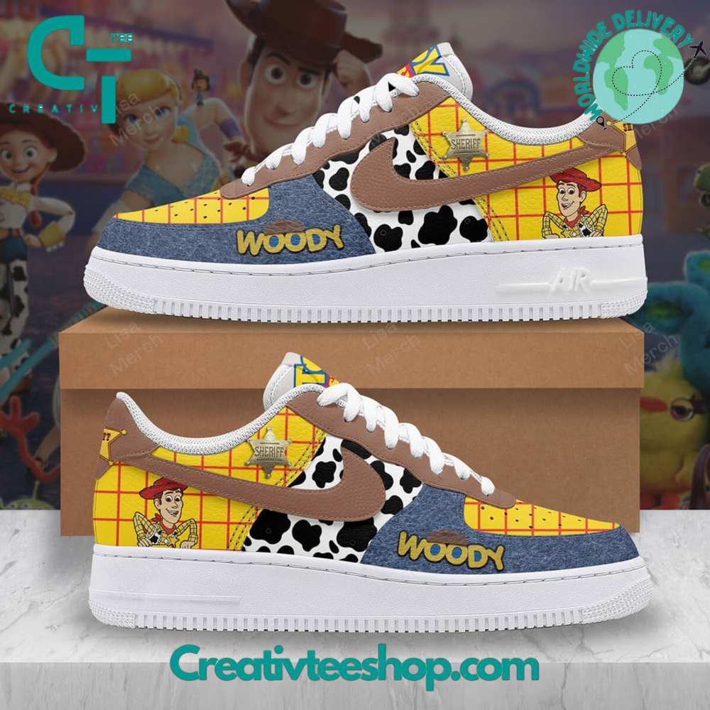 Ideafootwear Woody Toy Story  Air Low-Top Sneakers Shoes For Men And Women 1