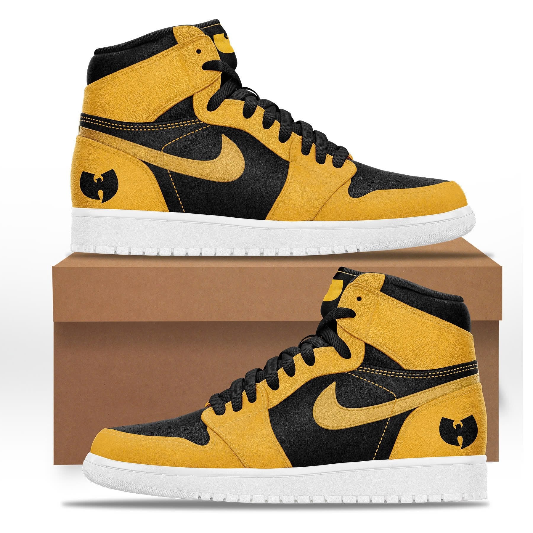 Ideafootwear Wu-Tang AJ1 High Sneakers Shoes For Men And Women 1