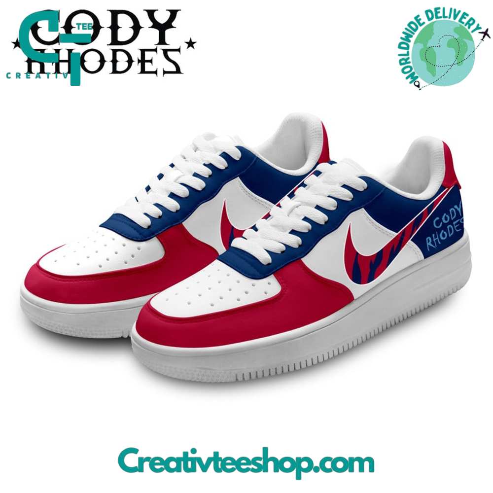 Ideafootwear WWE Cody Rhodes  Air Low-Top Sneakers Shoes For Men And Women 1