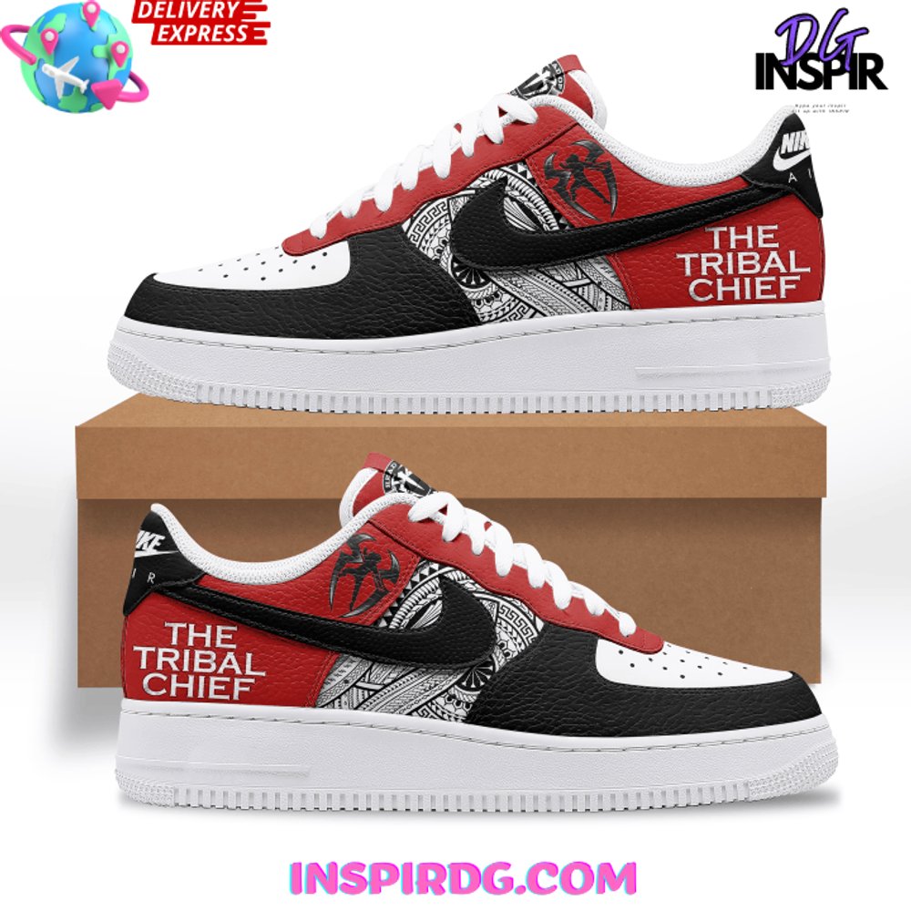 Ideafootwear WWE Roman Reigns The Tribal Chief Air Low-Top Sneakers Shoes For Men And Women 1
