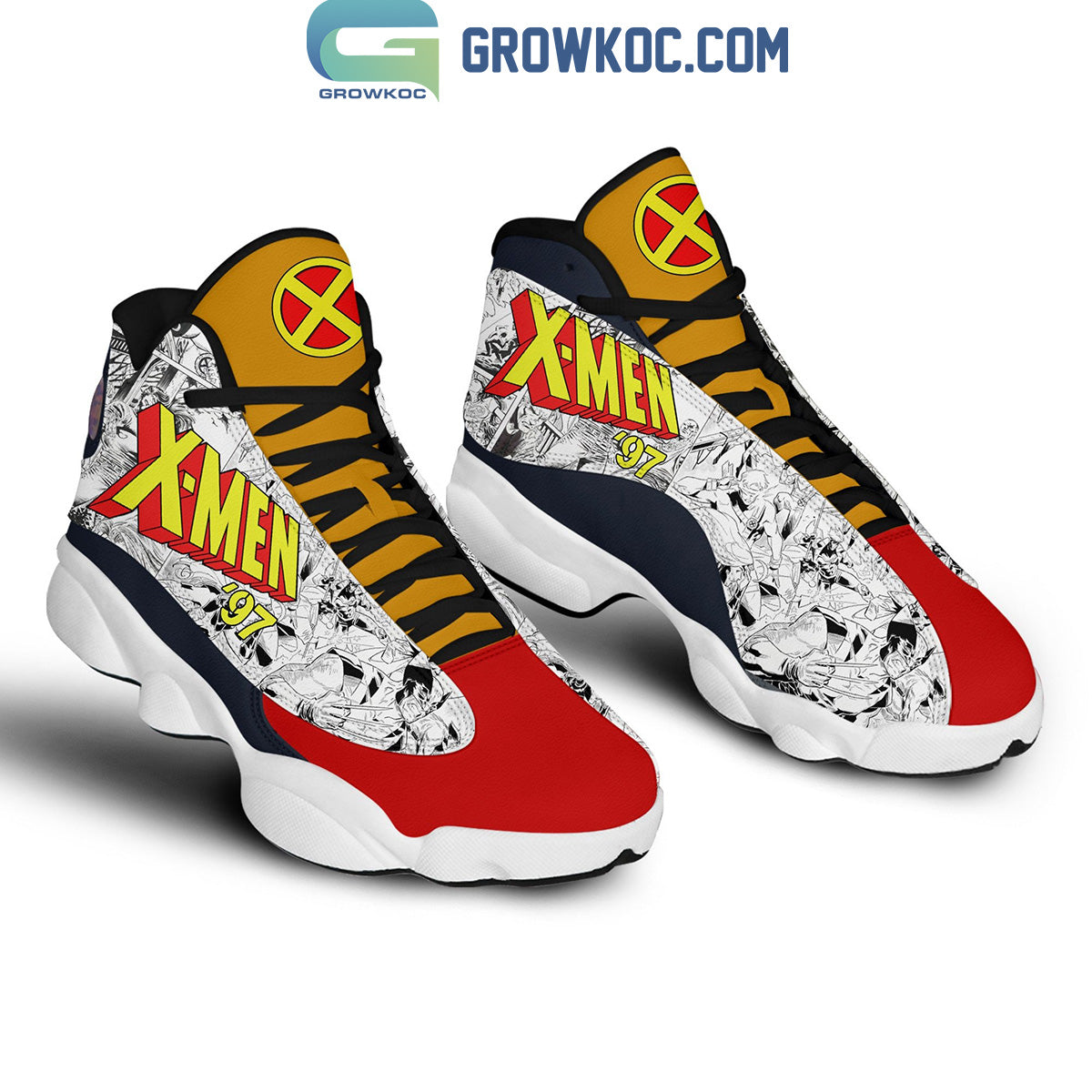 Ideafootwear X-Men AJ13 Sneakers Shoes For Men And Women 1