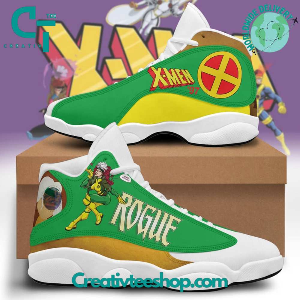 Ideafootwear X-Men Rogue  AJ13 Sneakers Shoes For Men And Women 1