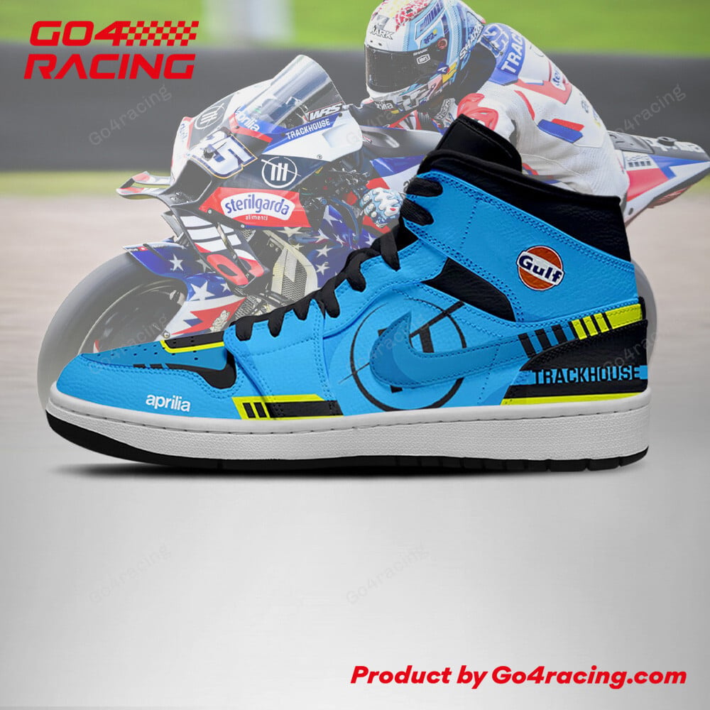 Ideafootwear Yamaha Factory Racing AJ1 High Sneakers Shoes For Men And Women 2