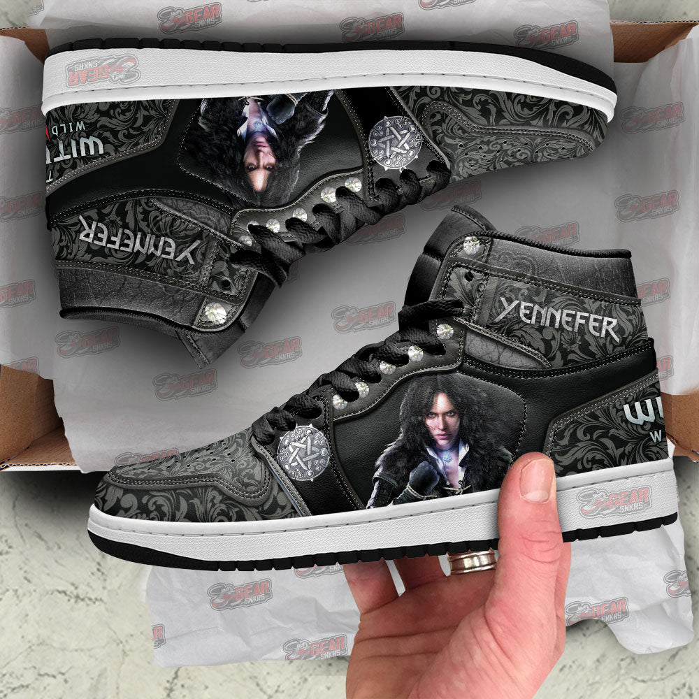 Ideafootwear Yennefer The Witcher AJ1 High Sneakers Shoes For Men And Women 1