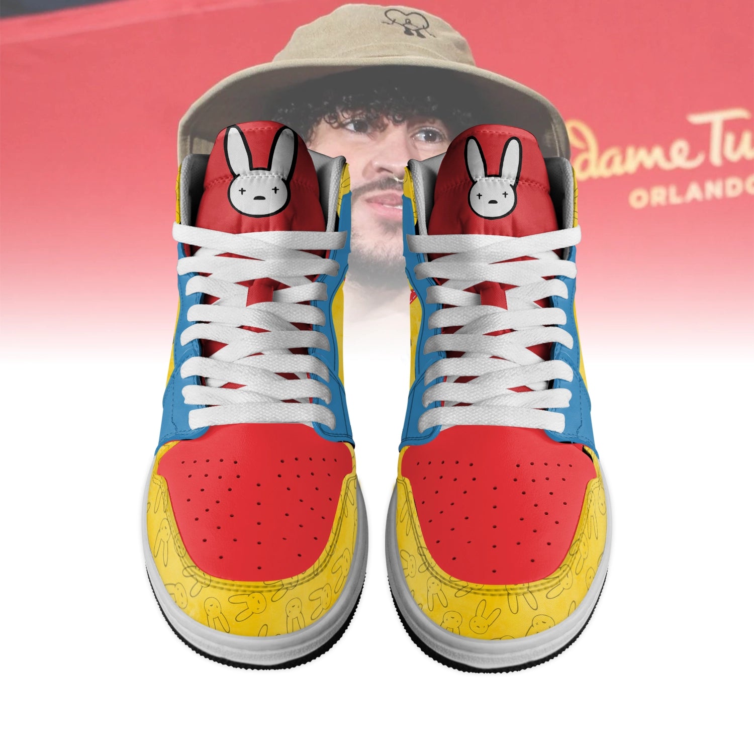 Ideafootwearh Bad Bunny AJ1 High Sneakers Shoes For Men And Women 1