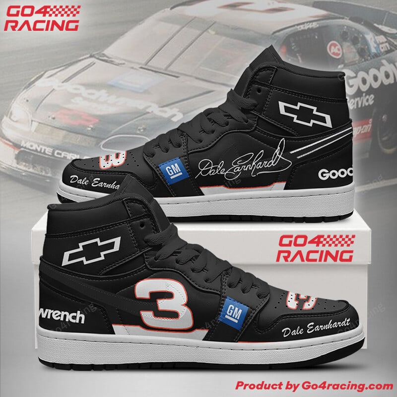 Ideafootwearh Dale Earnhardt - Nascar AJ1 High Sneakers Shoes For Men And Women 1