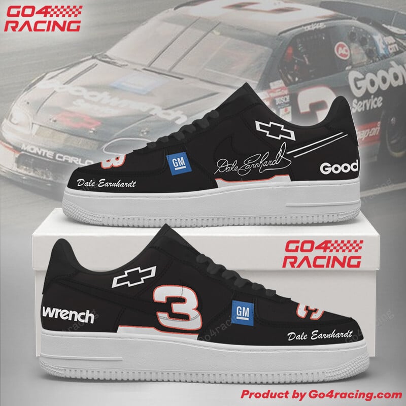 Ideafootwear Dale Earnhardt Air Low-Top Sneakers Shoes For Men And Women 1
