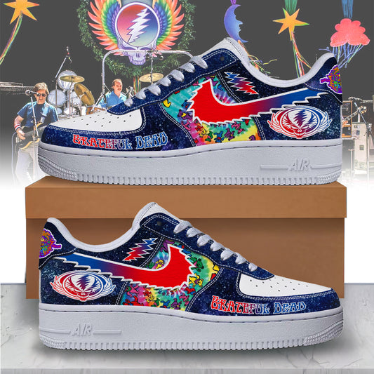 Ideafootwear Grateful Dead Air Low-Top Sneakers Shoes For Men And Women 1