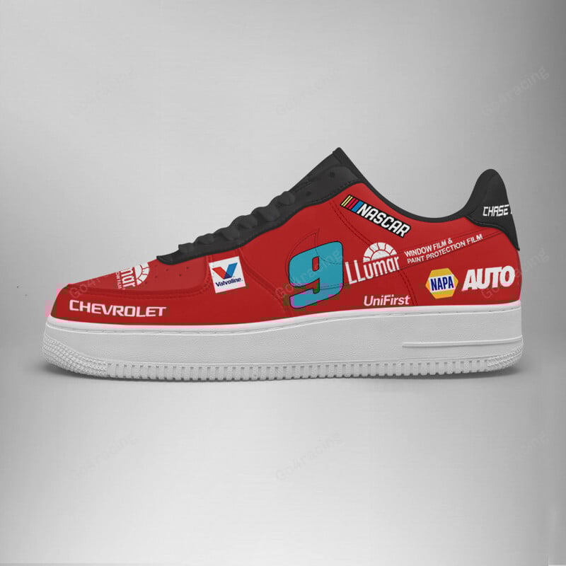 Ideafootwear Hendrick Motorsports Chase Elliott Air Low-Top Sneakers Shoes For Men And Women 2