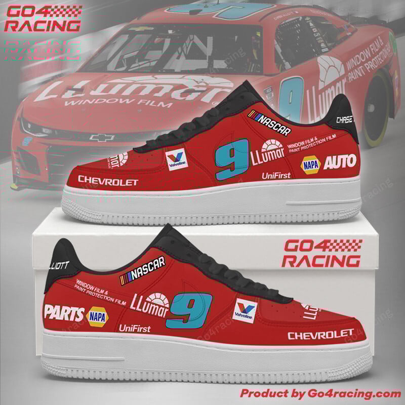 Ideafootwear Hendrick Motorsports Chase Elliott Air Low-Top Sneakers Shoes For Men And Women 2