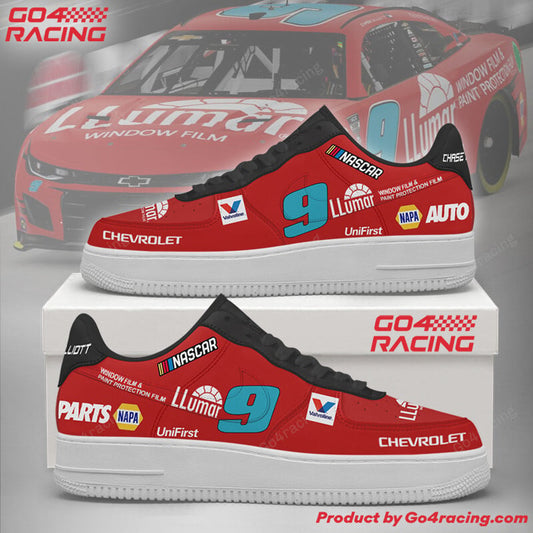 Ideafootwear Hendrick Motorsports Chase Elliott Air Low-Top Sneakers Shoes For Men And Women 2