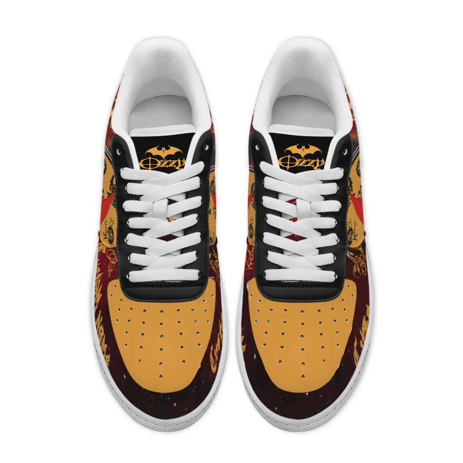 Ideafootwear Ozzy Osbourne Air Low-Top Sneakers Shoes For Men And Women 1