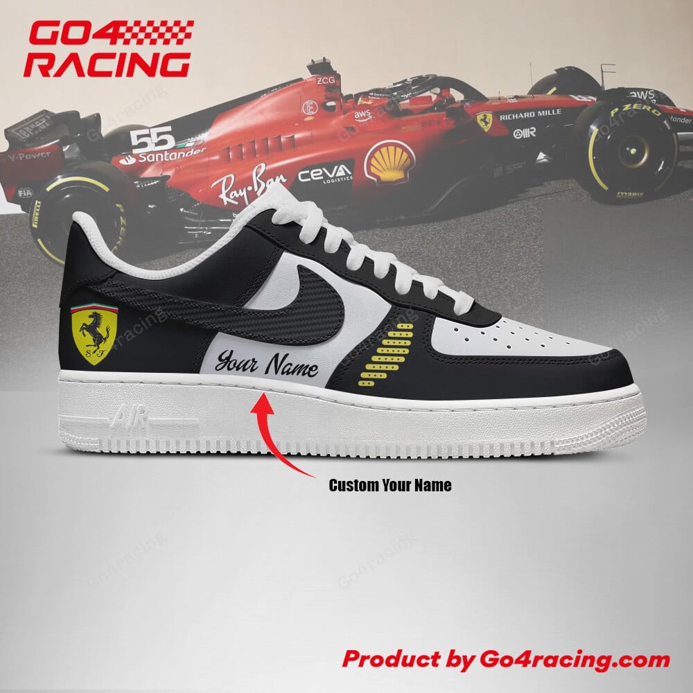 Ideafootwearh Scuderia Ferrari Air Low-Top Sneakers Shoes For Men And Women 1