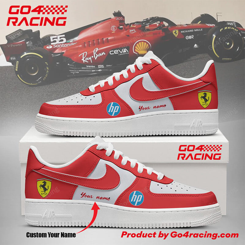 Ideafootwearh Scuderia Ferrari Air Low-Top Sneakers Shoes For Men And Women 2