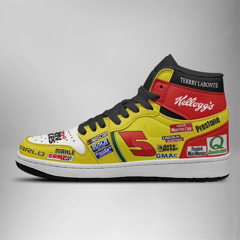 Ideafootwearh Terry Labonte - Hendrick Motorsports AJ1 High Sneakers Shoes For Men And Women 1