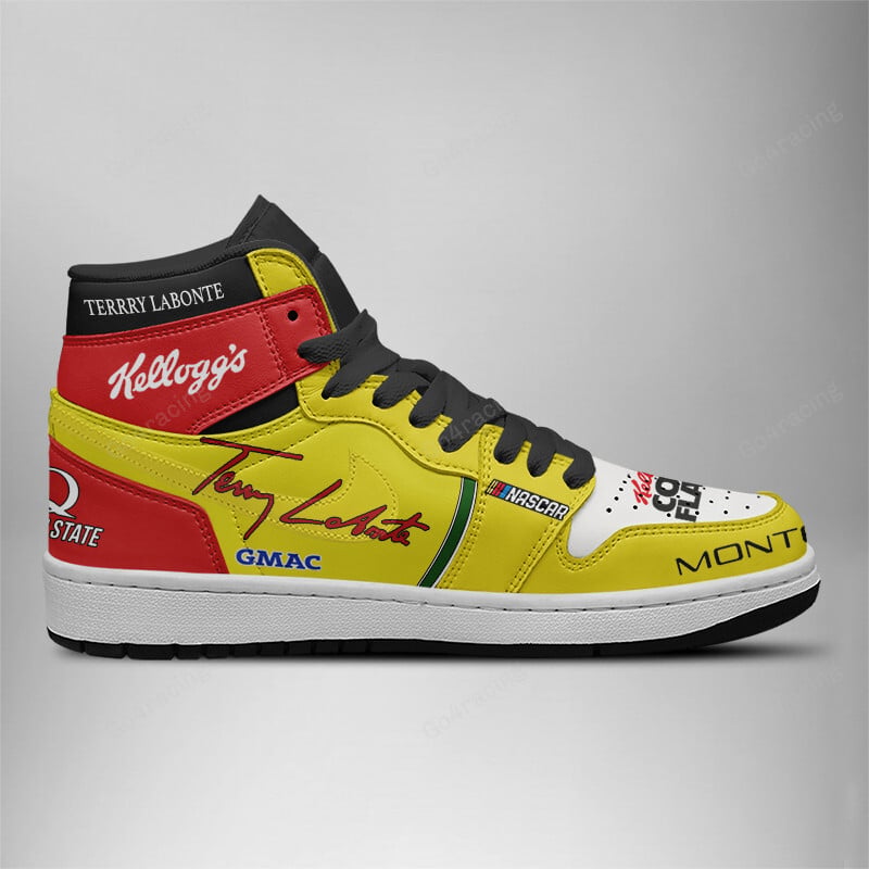 Ideafootwearh Terry Labonte - Hendrick Motorsports AJ1 High Sneakers Shoes For Men And Women 2