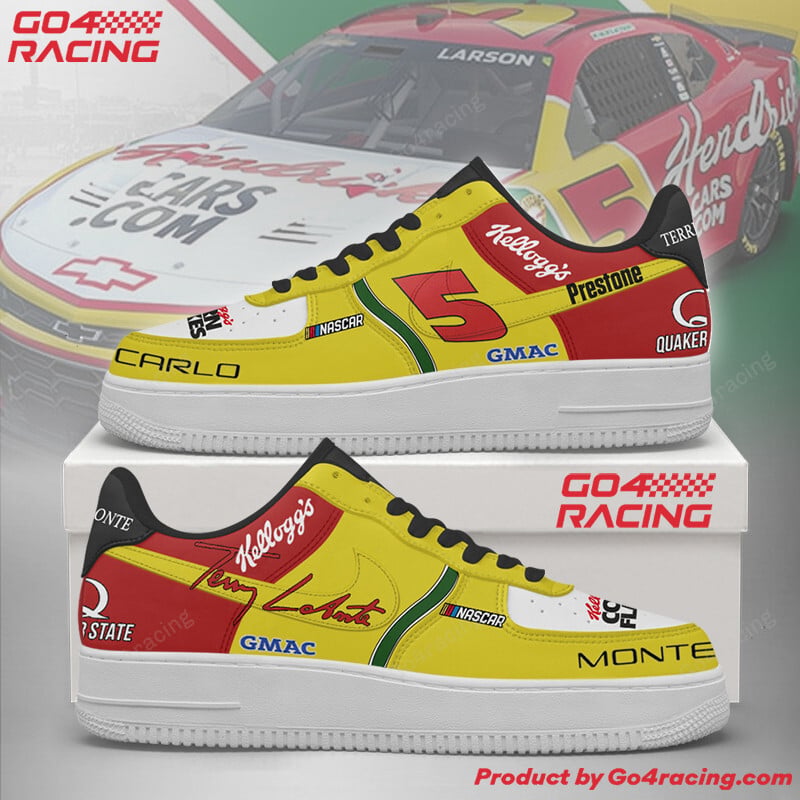 Ideafootwear Terry Labonte Hendrick Motorsports Air Low-Top Sneakers Shoes For Men And Women 1