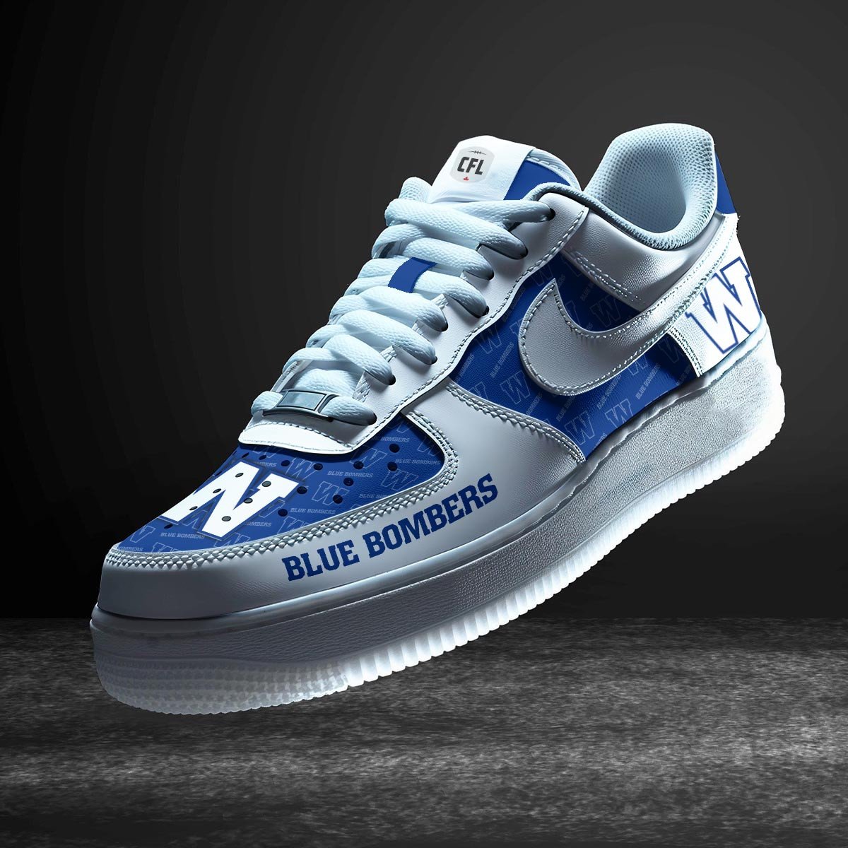 Ideafootwear Winnipeg Blue Bombers Air Low-Top Sneakers Shoes For Men And Women 2