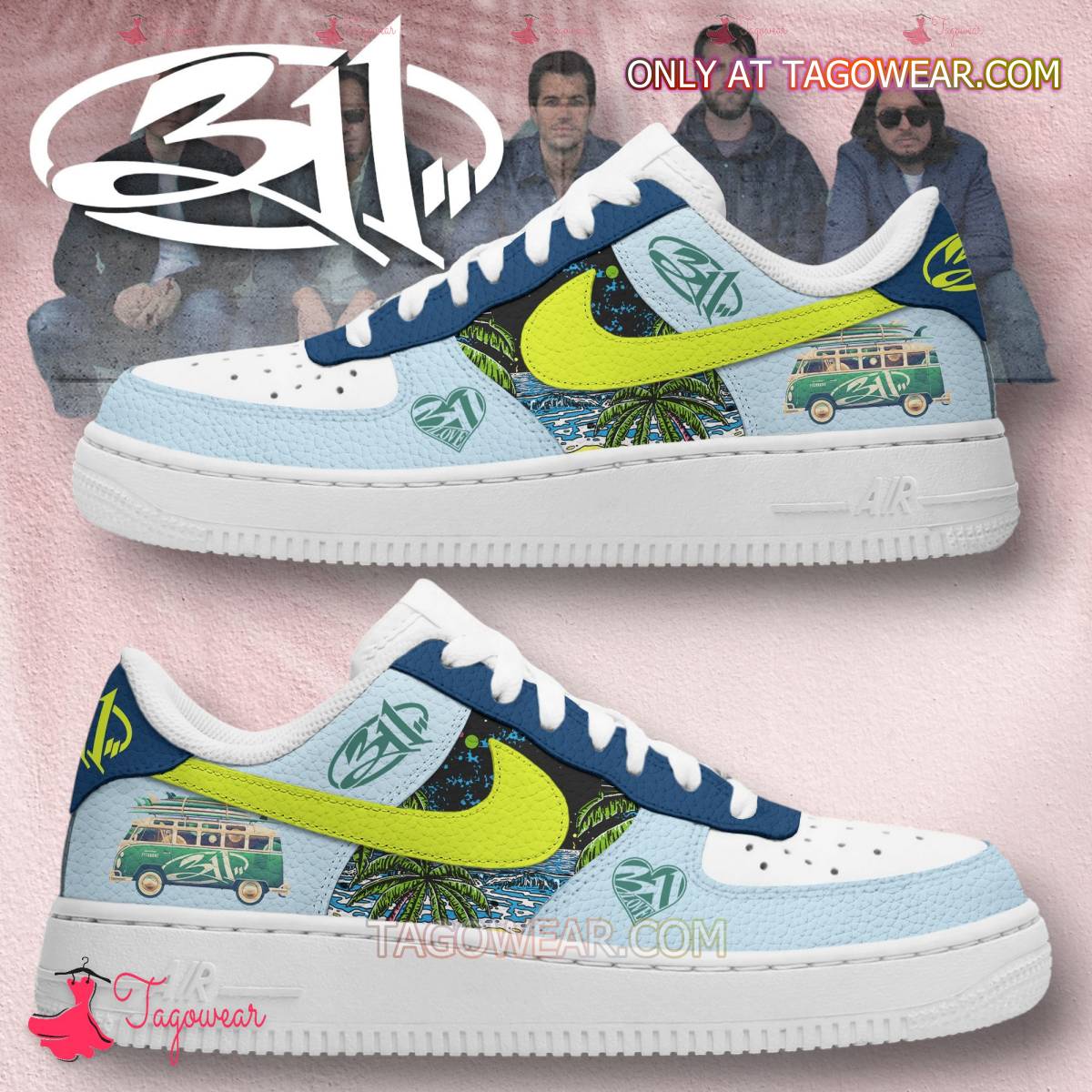 Ideafootwear 311 Band Air Low-Top Sneakers Shoes For Men And Women 1