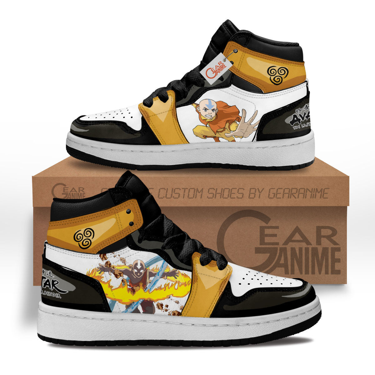 Ideafootwear Aang AJ1 High Sneakers Shoes For Men And Women