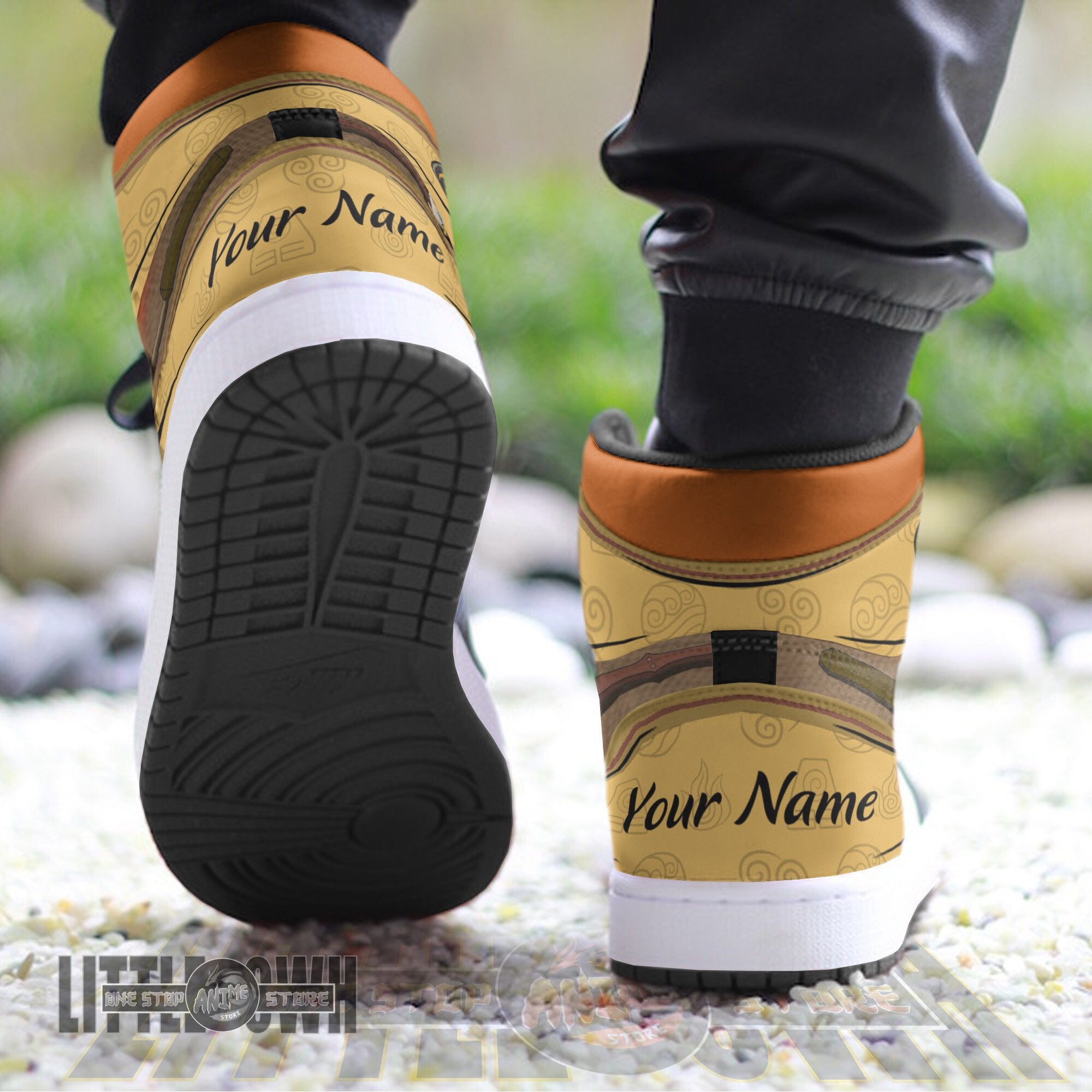 Ideafootwear Aang AJ1 High Sneakers Shoes For Men And Women