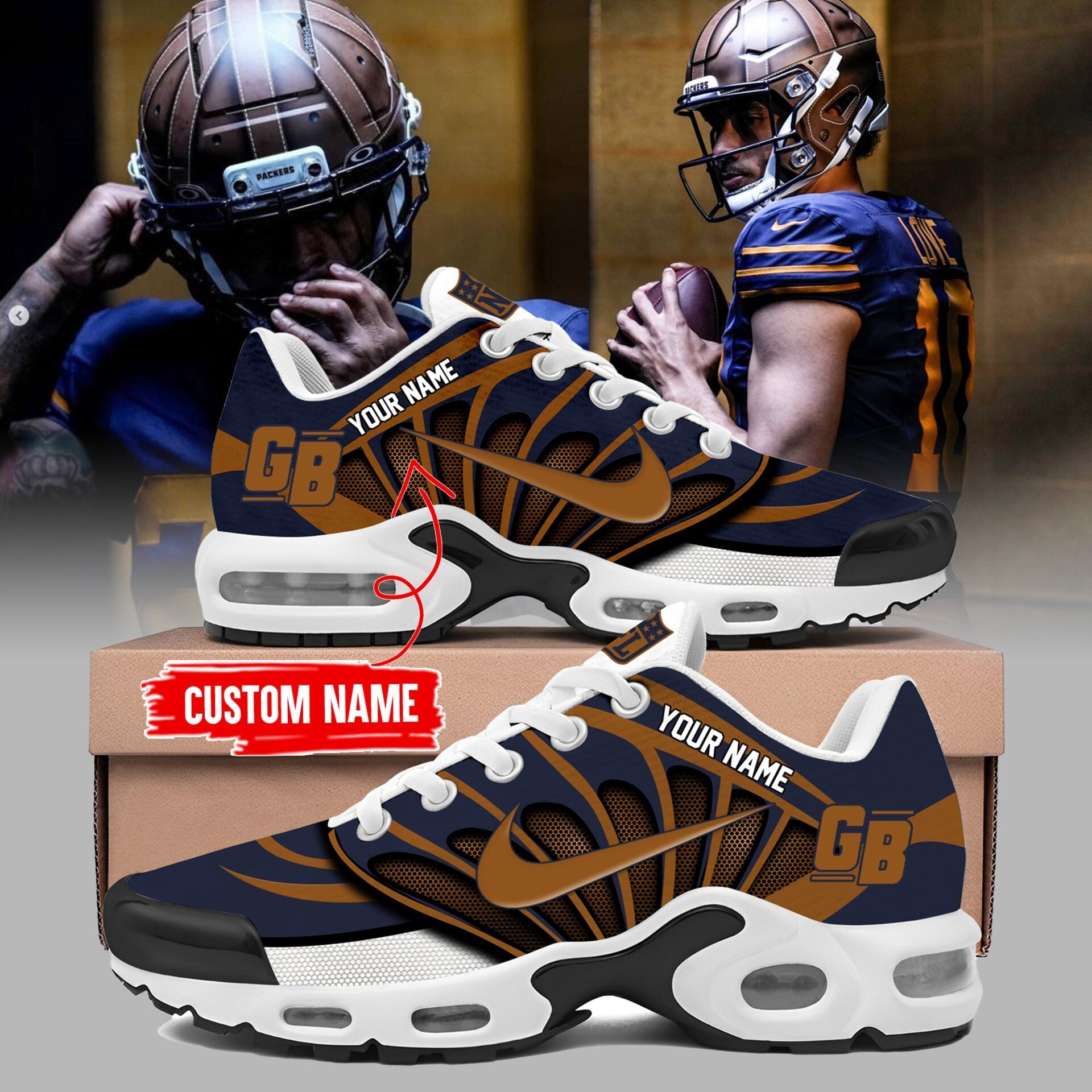 Ideafootwear Aaron Rodgers TN Shoes Sneakers For Men And Women