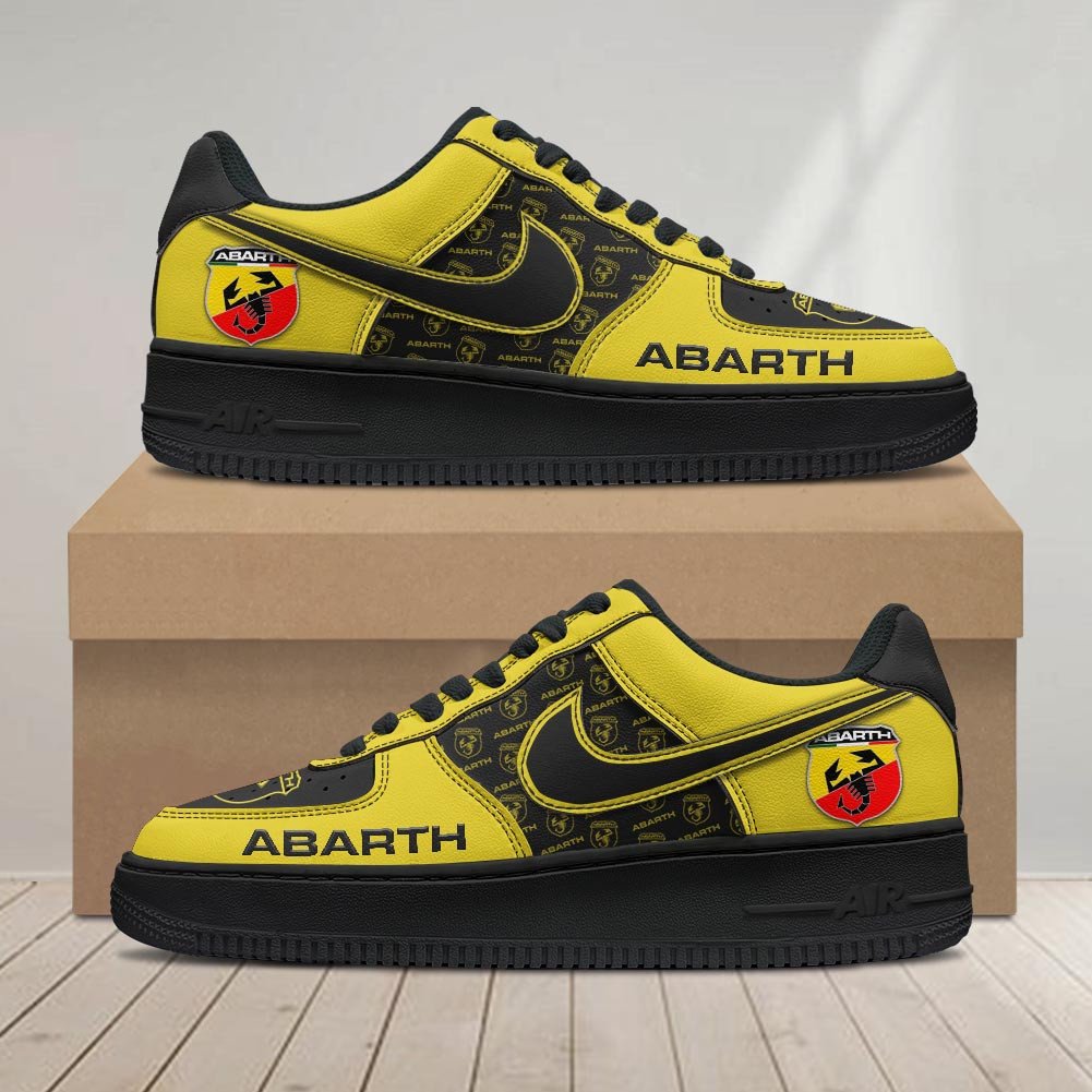 Ideafootwear Abarth Air Low-Top Sneakers Shoes For Men And Women 1