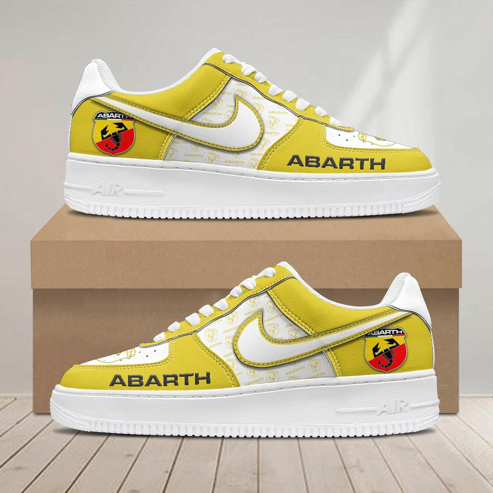 Ideafootwear Abarth Air Low-Top Sneakers Shoes For Men And Women 1