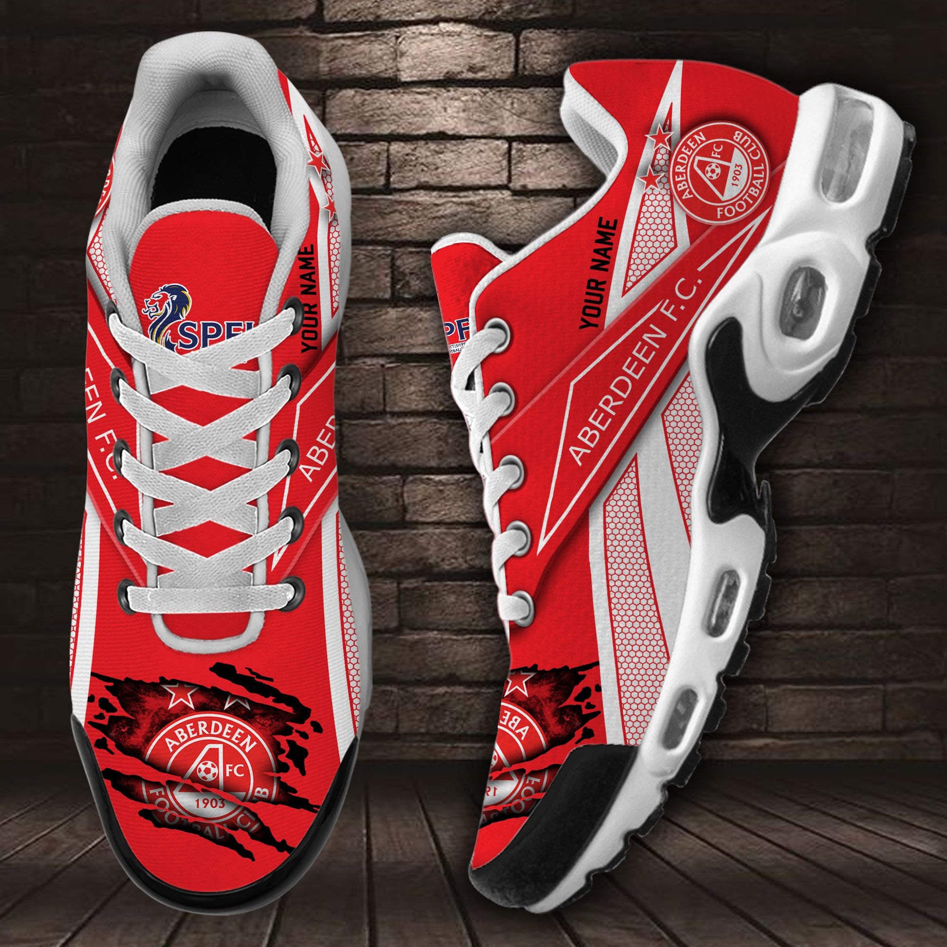 Ideafootwear Aberdeen F.C. TN Shoes Sneakers For Men And Women