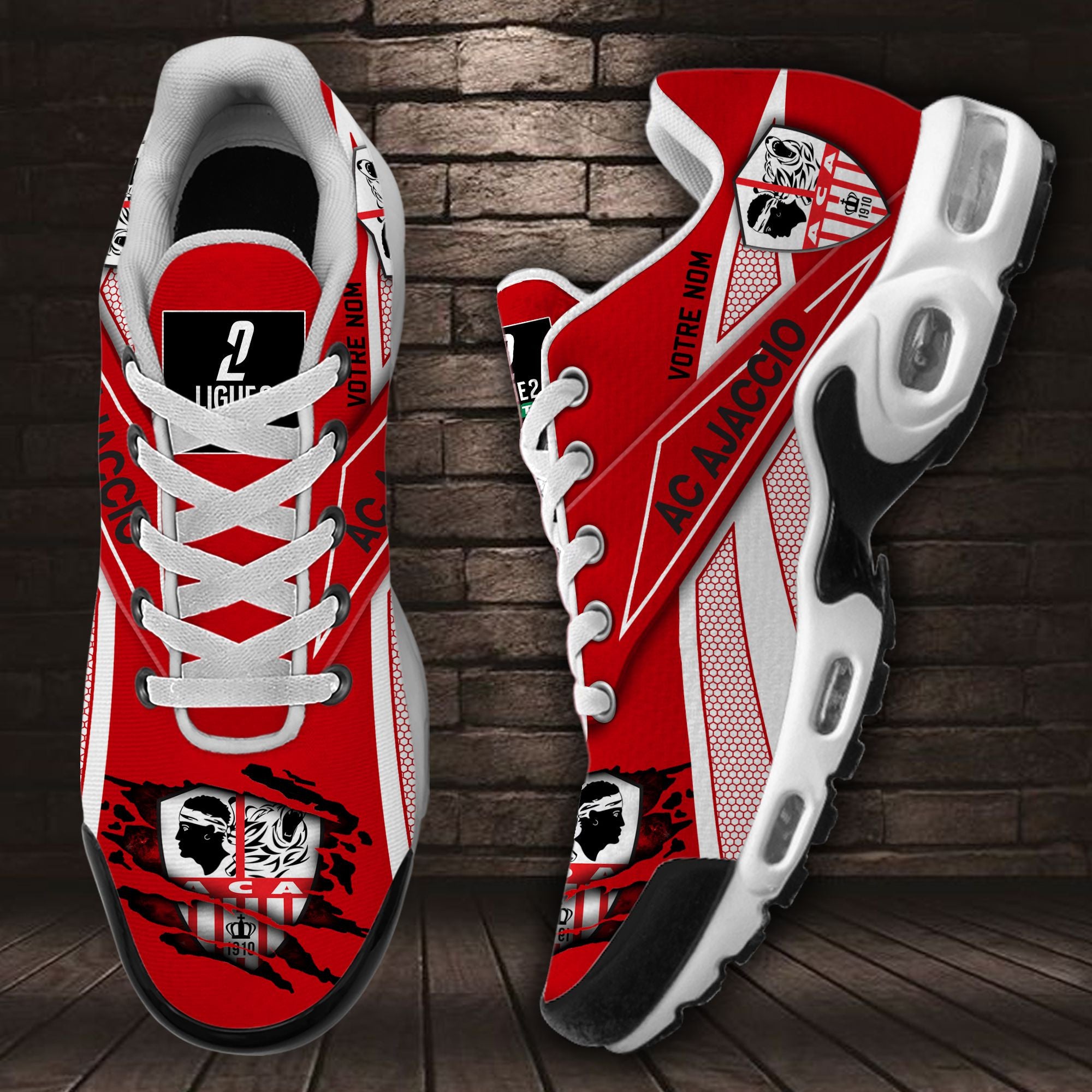 Ideafootwear AC Ajaccio TN Shoes Sneakers For Men And Women