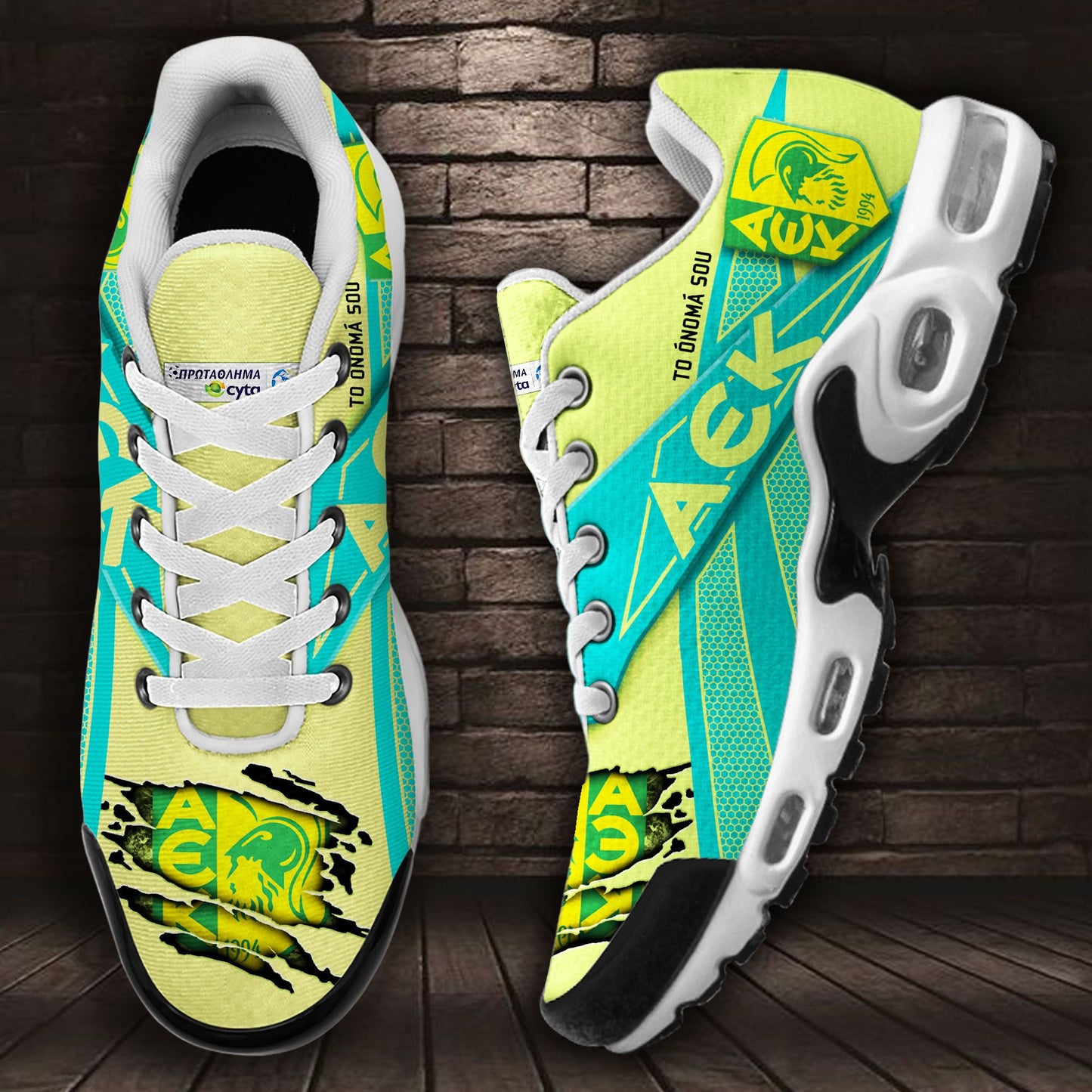 Ideafootwear AEK Larnaca TN Shoes Sneakers For Men And Women