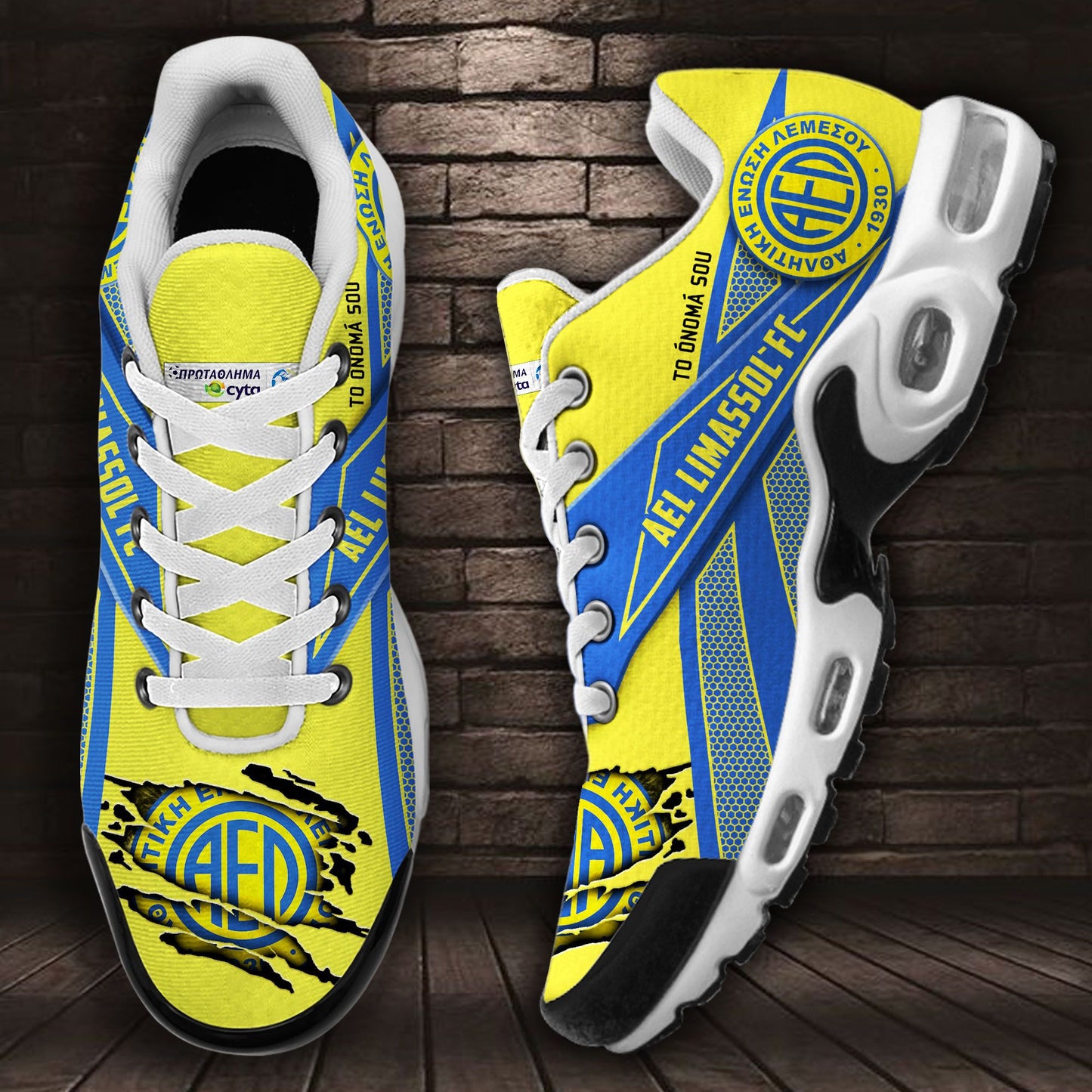 Ideafootwear AEL Limassol FC TN Shoes Sneakers For Men And Women