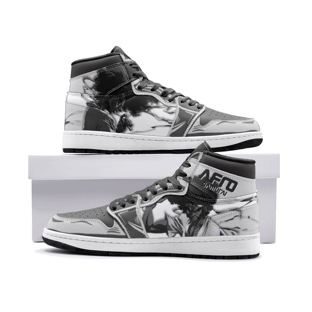 Ideafootwear Afro-Samurai AJ1 High Sneakers Shoes For Men And Women