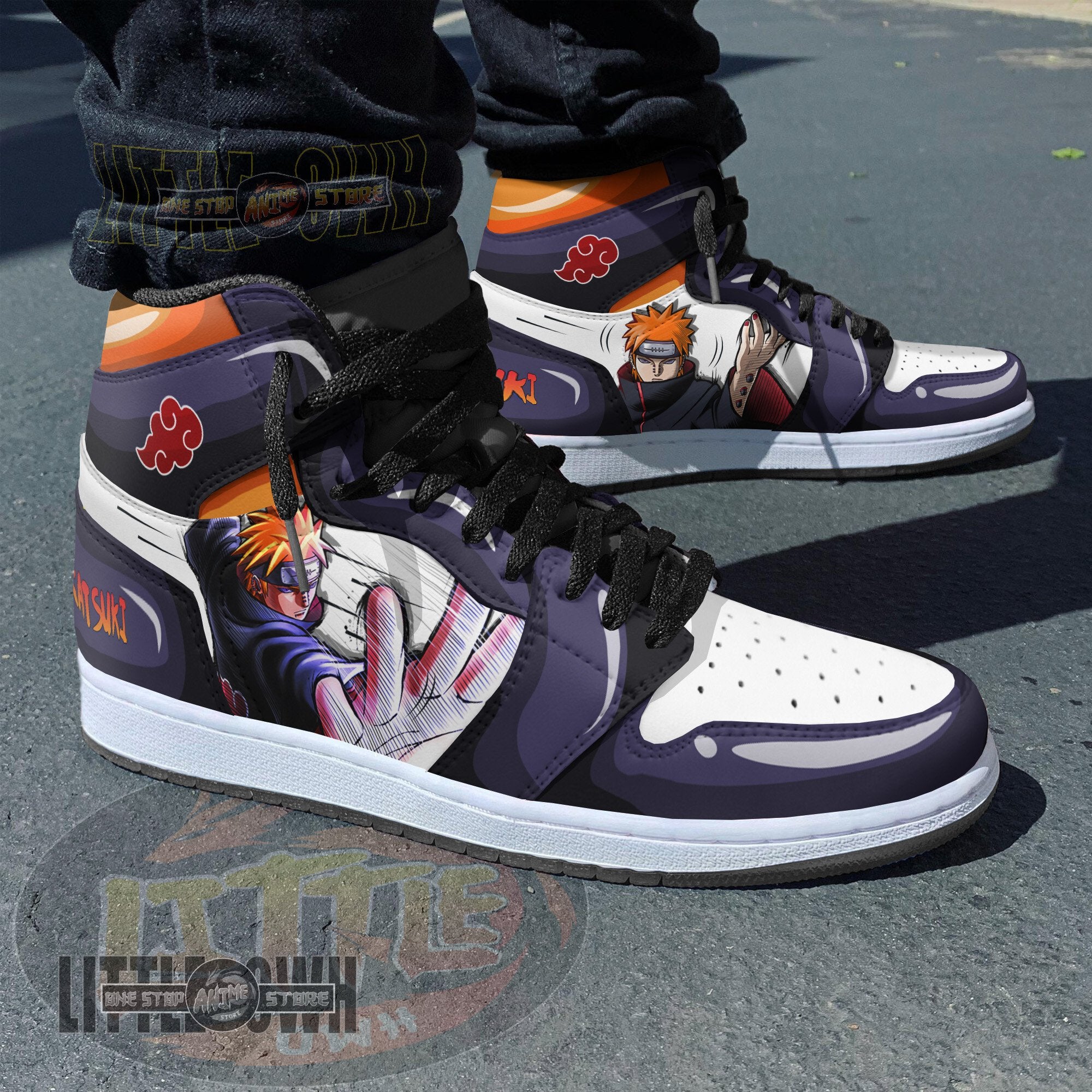 Ideafootwear Akatsuki AJ1 High Sneakers Shoes For Men And Women