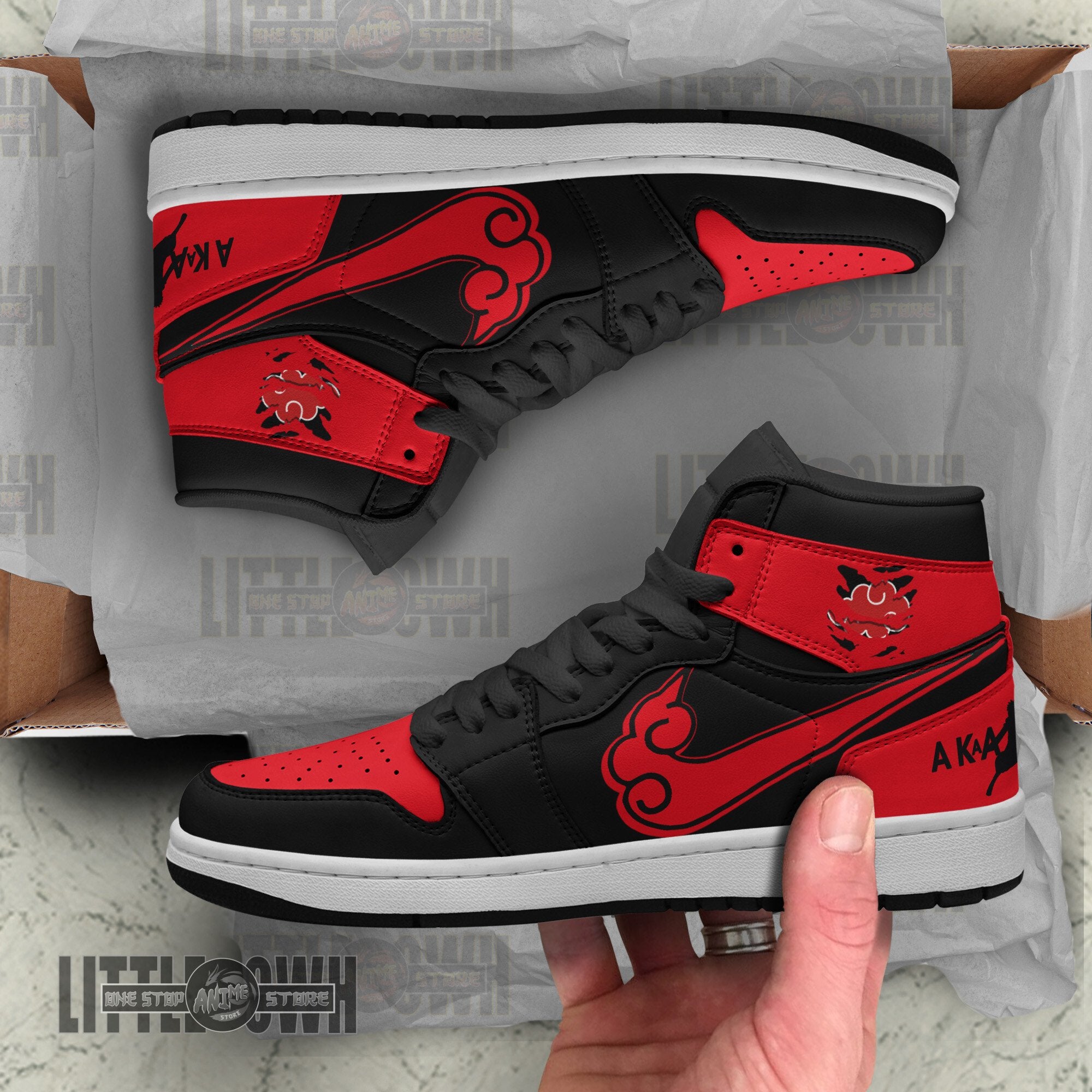 Ideafootwear Akatsuki AJ1 High Sneakers Shoes For Men And Women