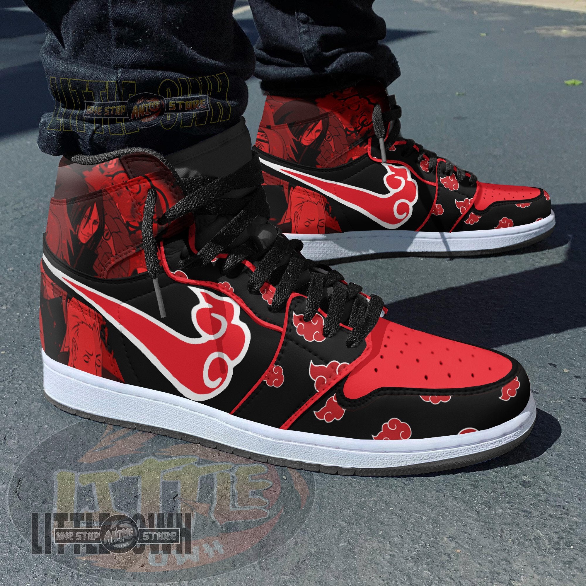 Ideafootwear Akatsuki AJ1 High Sneakers Shoes For Men And Women
