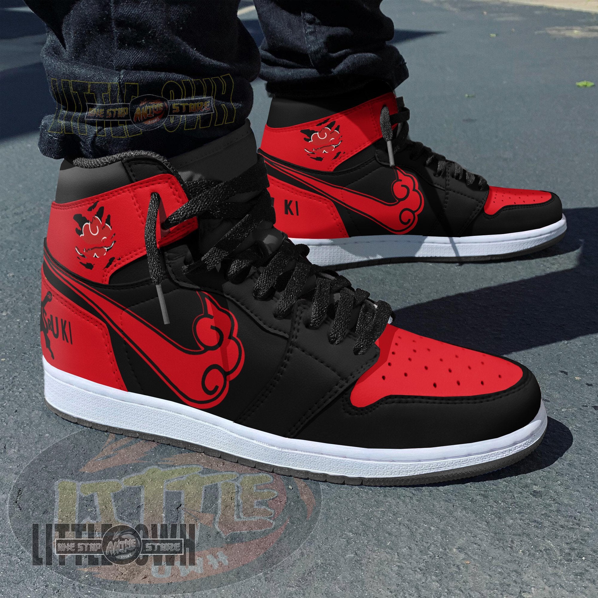 Ideafootwear Akatsuki AJ1 High Sneakers Shoes For Men And Women