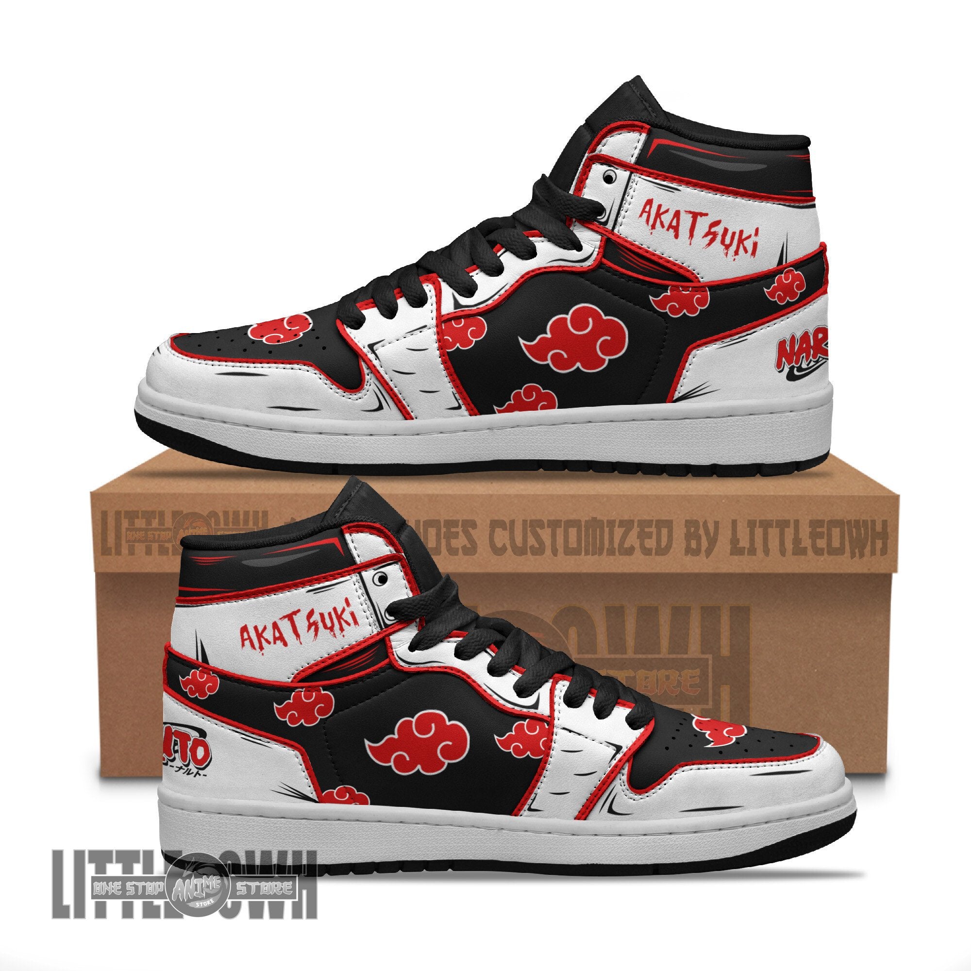 Ideafootwear Akatsuki AJ1 High Sneakers Shoes For Men And Women