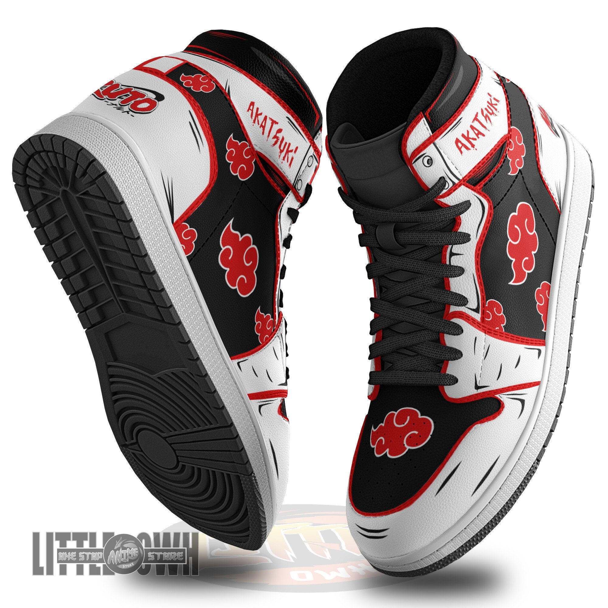 Ideafootwear Akatsuki AJ1 High Sneakers Shoes For Men And Women