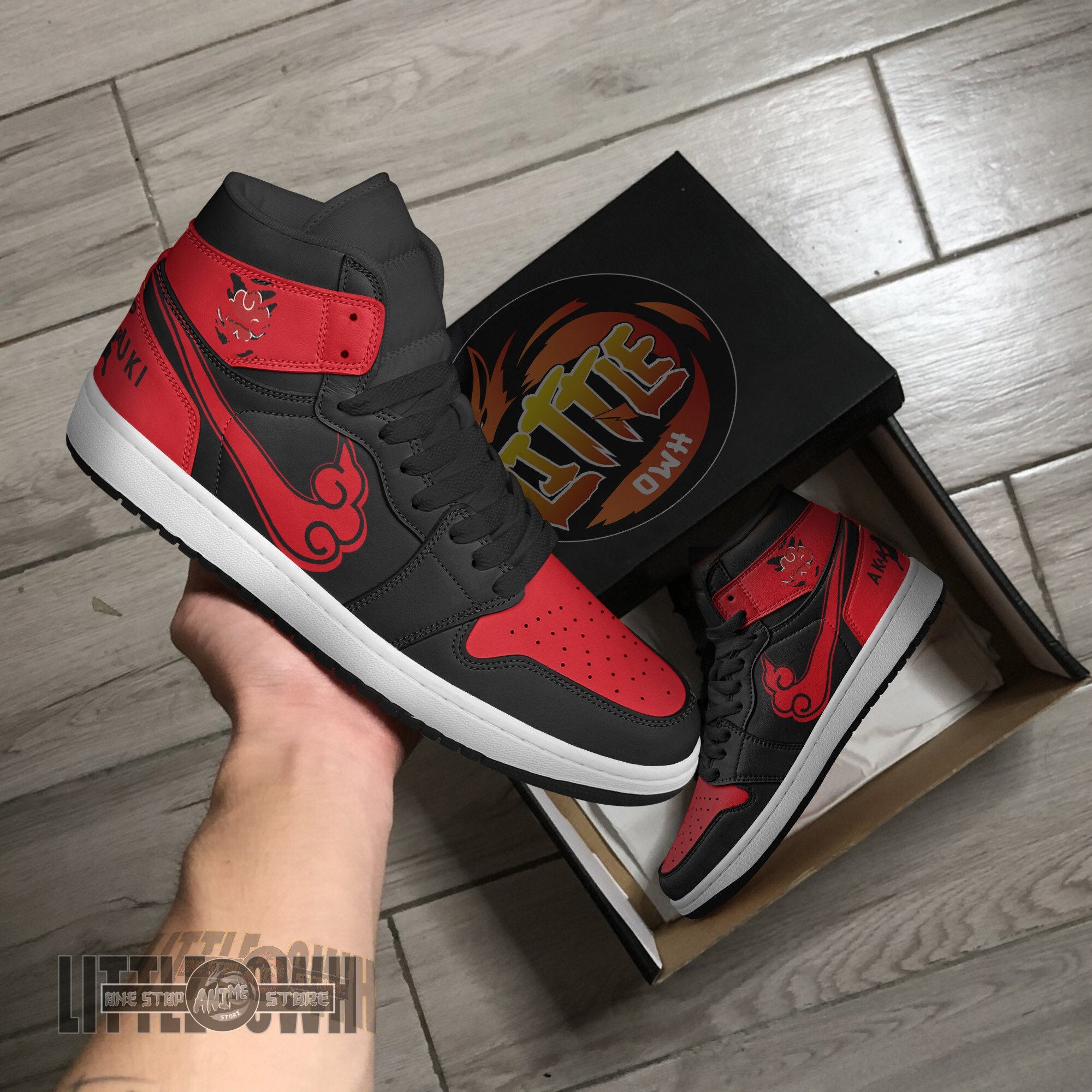 Ideafootwear Akatsuki AJ1 High Sneakers Shoes For Men And Women
