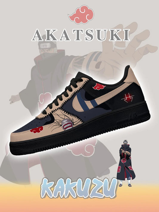 Ideafootwear Akatsuki Kakuzu  Air Low-Top Sneakers Shoes For Men And Women 1