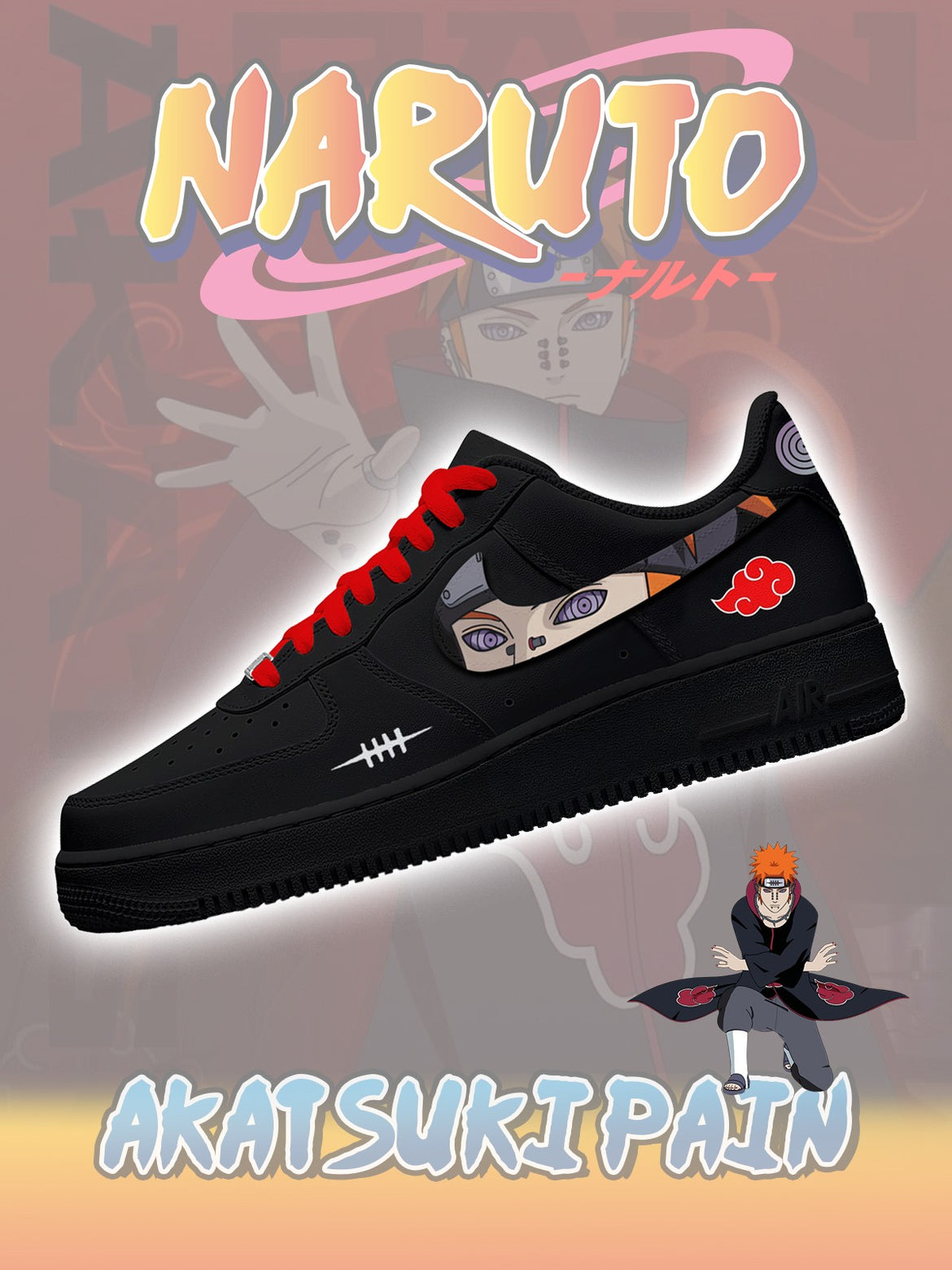 Ideafootwear Akatsuki Pain Air Low-Top Sneakers Shoes For Men And Women 1