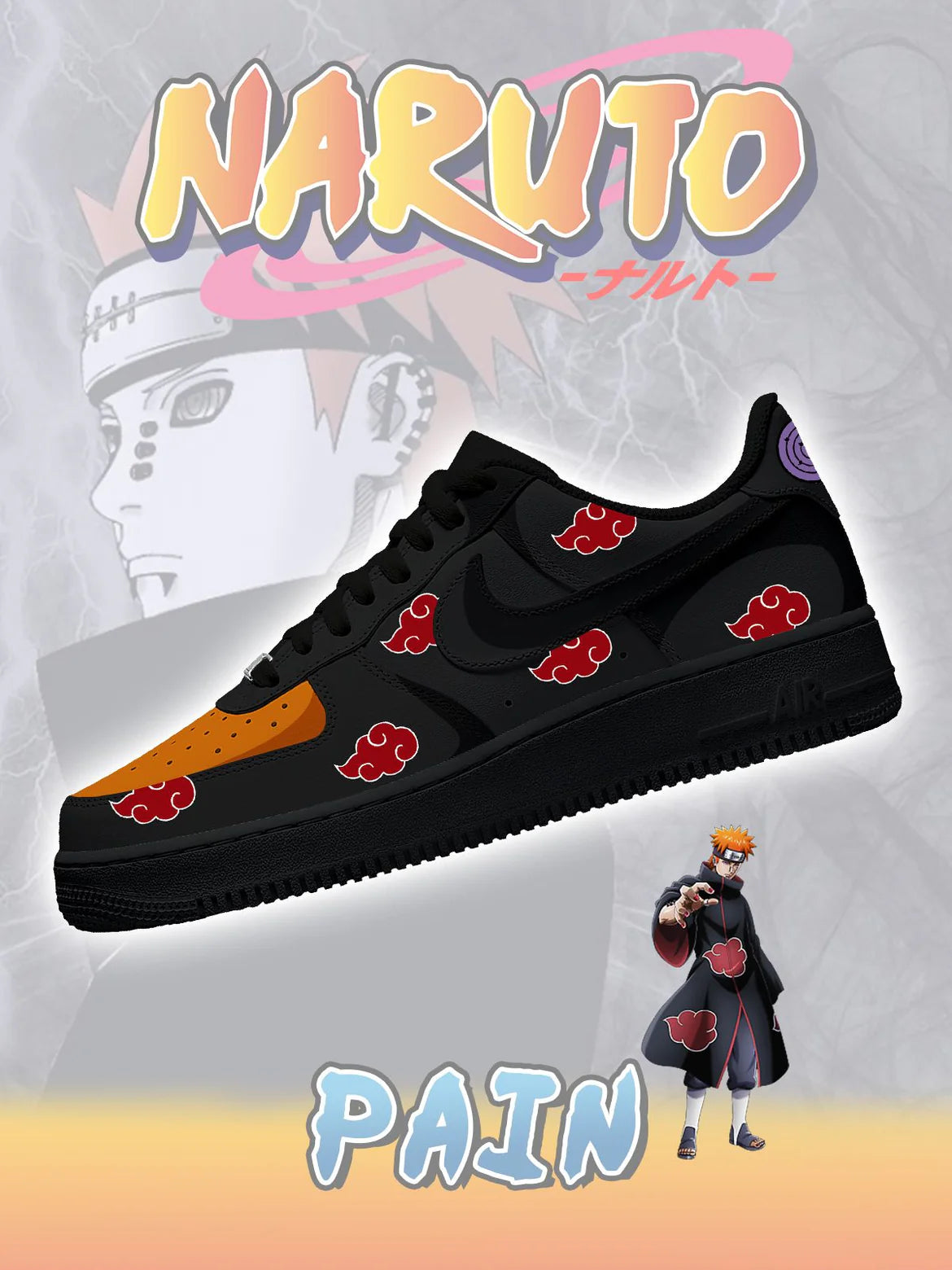 Ideafootwear Akatsuki Pain Air Low-Top Sneakers Shoes For Men And Women 1