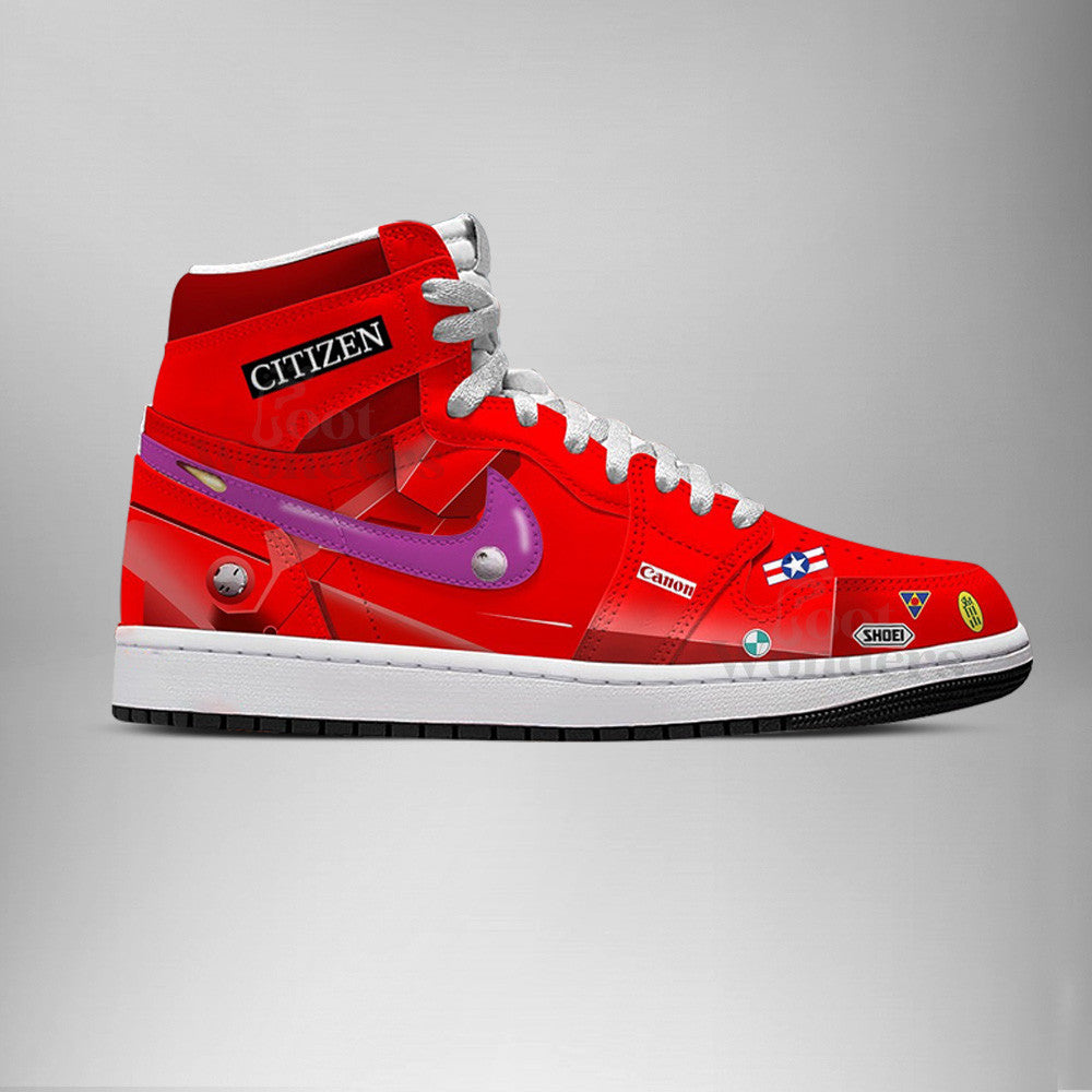 Ideafootwear Akira-Bike AJ1 High Sneakers Shoes For Men And Women
