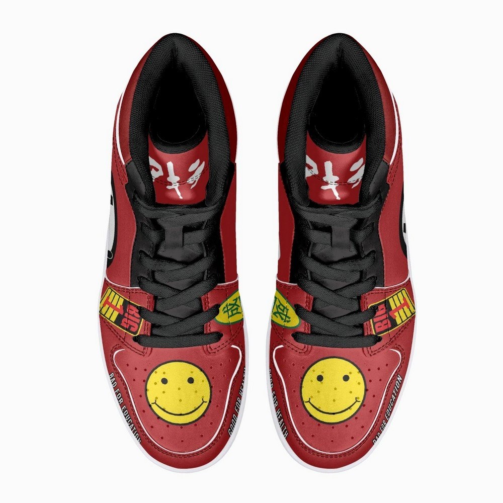Ideafootwear Akira Kaneda Bike Decals AJ1 High Sneakers Shoes For Men And Women