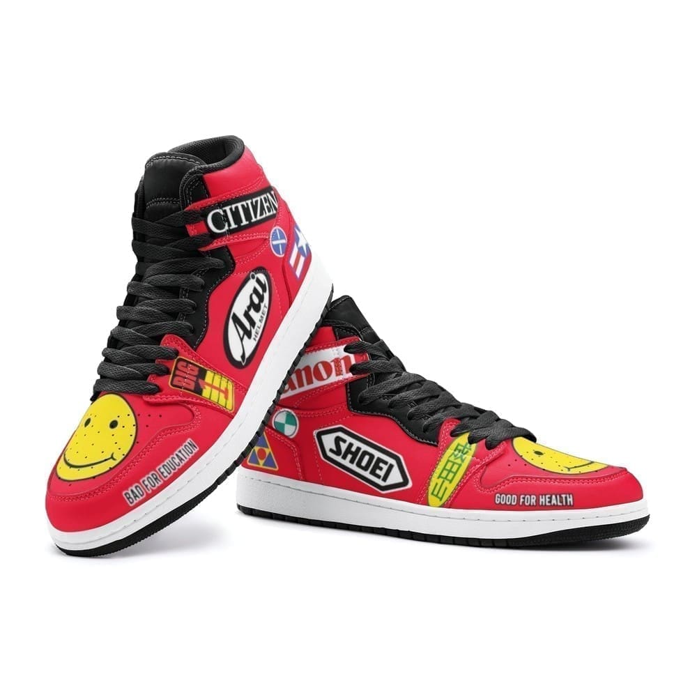Ideafootwear Akira Kaneda Full Decals Akira AJ1 High Sneakers Shoes For Men And Women