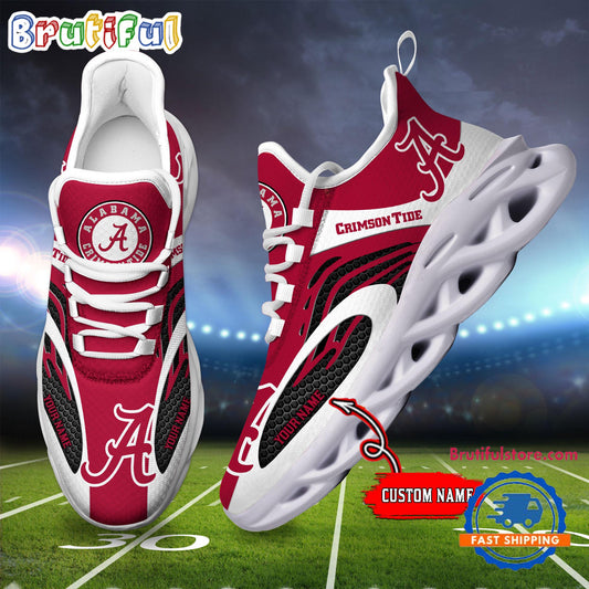 Ideafootwear Alabama Crimson Tide Max Soul Shoes Sneakers For Men And Women